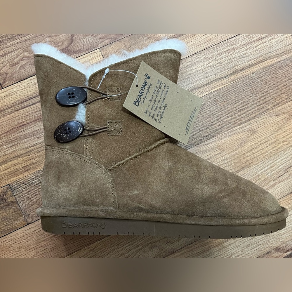 Bearpaw Rosaline Medium Width Hickory US Size 9 BNWT
